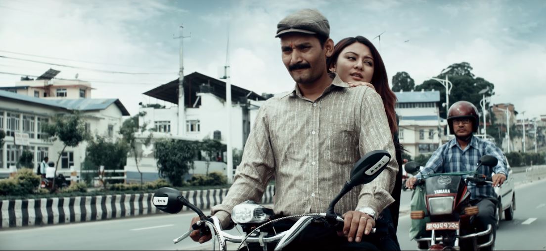 Bipin karki with Barsha raut