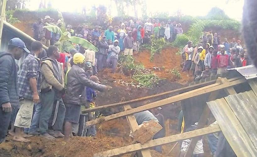 Papuwanyugini after earthquake