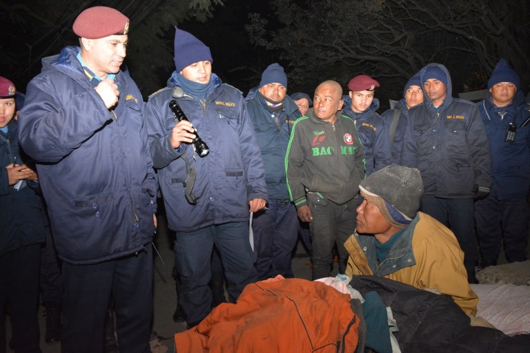 Nepal police resque