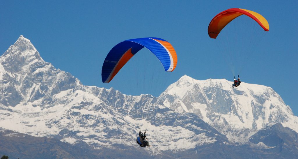 pokhara paraglaiding