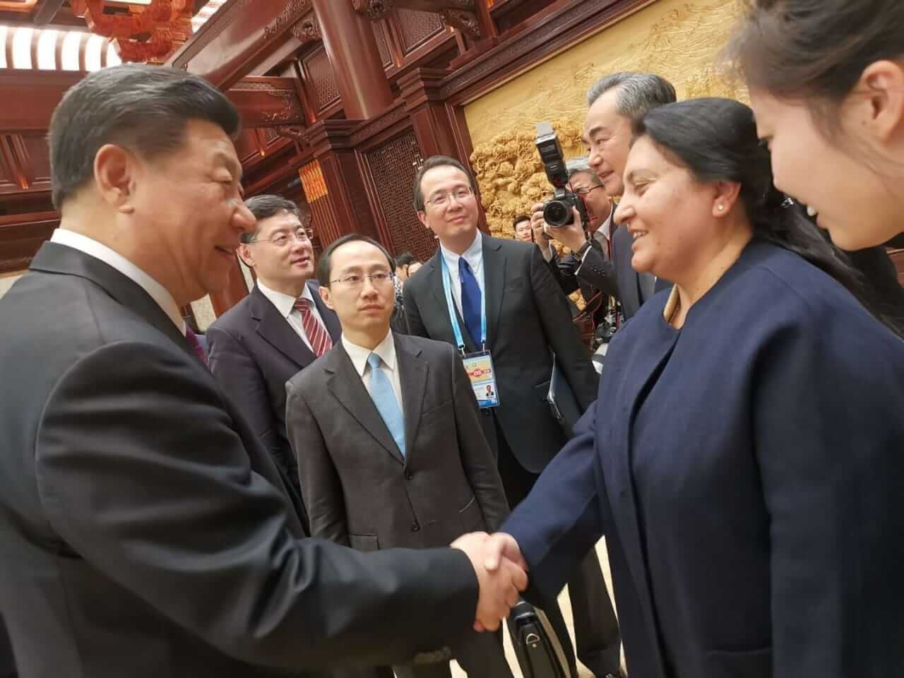 XI jinping and bidhya bhandari