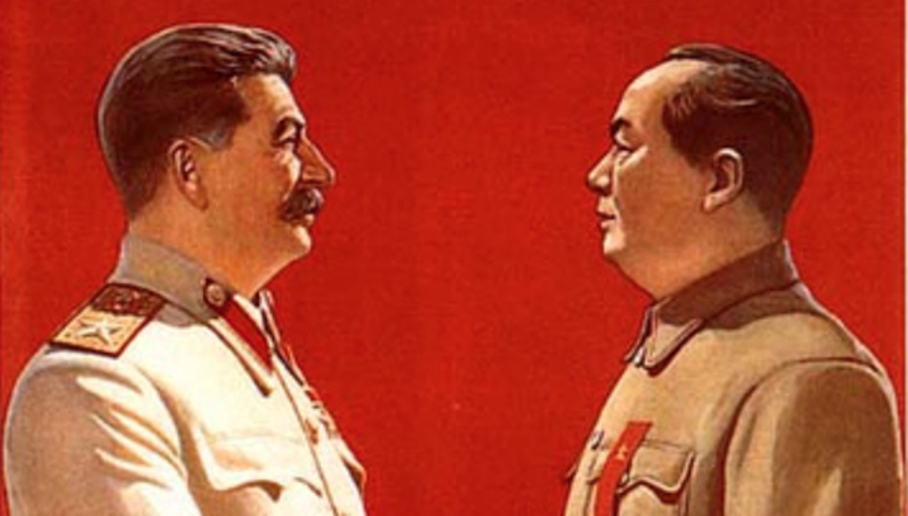 mao and stalin
