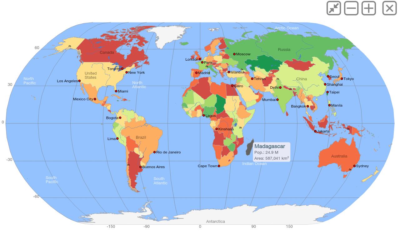 wofld map