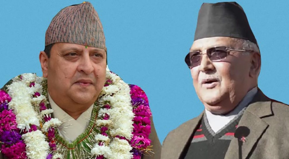 gyanendra-and-kp Sharma-oli