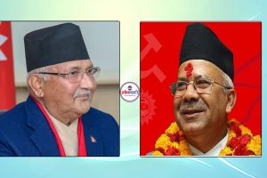 Kp Oli and Madhav Nepal