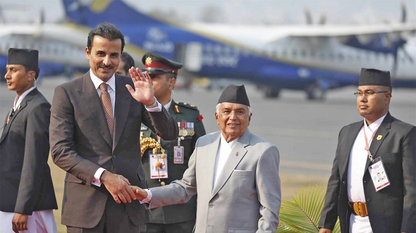 Qatar-amir-welcome-pic