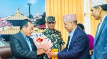 Hit Bahadur Tamang and Dr Milan Kumar Thapa pic